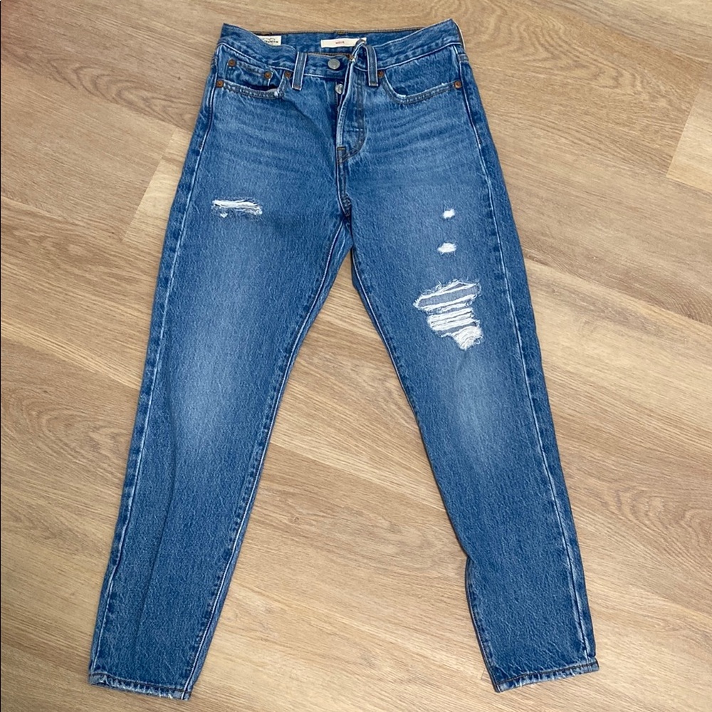 Levi WEDGIE Distressed Women's Jeans